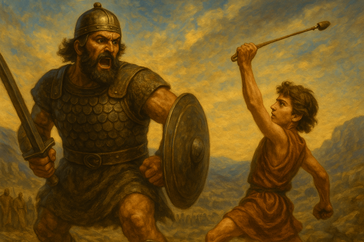 Dawi Hte Goliat: Kamsham Ai Hte Awngdang Ai Lam